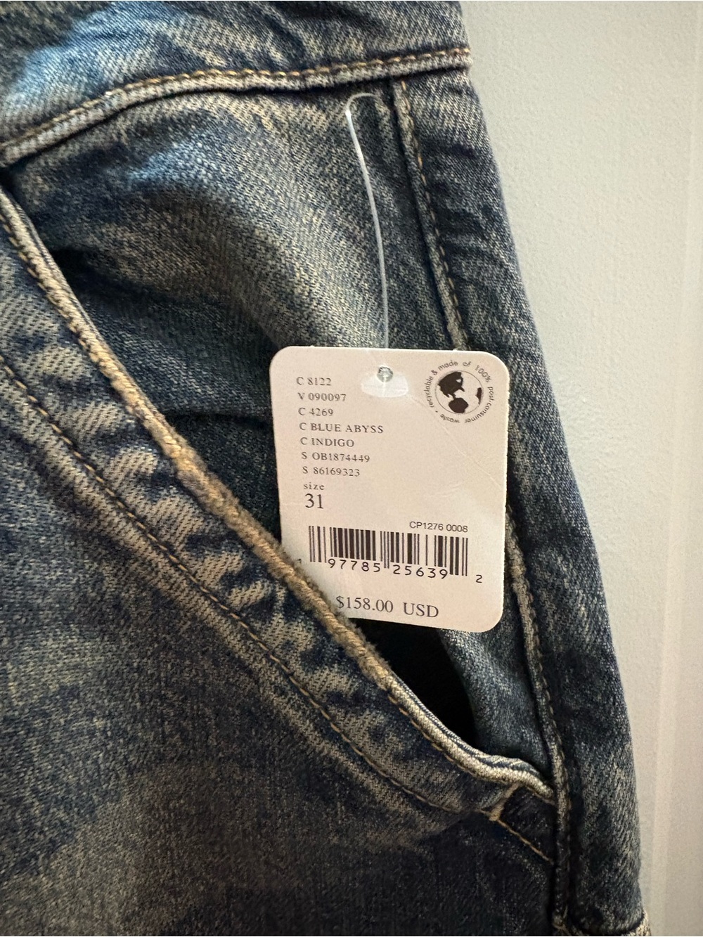 Free people unknown reasons mid rise boyfriend jeans NWT - Picture 2 of 4